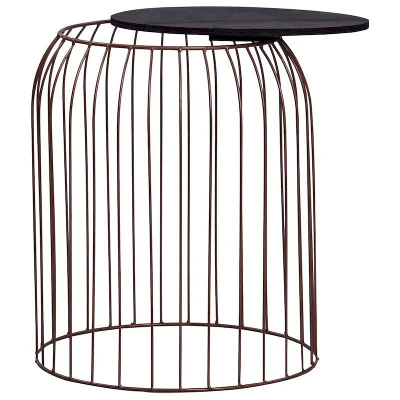 vidaXL Tables basses 3 pièces Cuivre