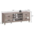 Meuble TV Costway avec rangement intégré pour téléviseurs jusqu'à 65 pouces - Voir les détails