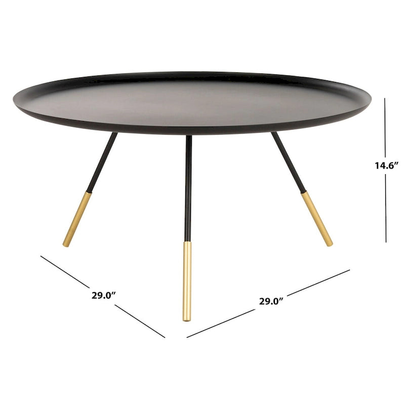 Table basse Diann de SAFAVIEH - 74 cm (L) x 74 cm (P) x 38 cm (H)