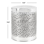 Table d'appoint SAFAVIEH Dianna - Argent - 15 x 15 x 19 - 15L x 15P x 19H