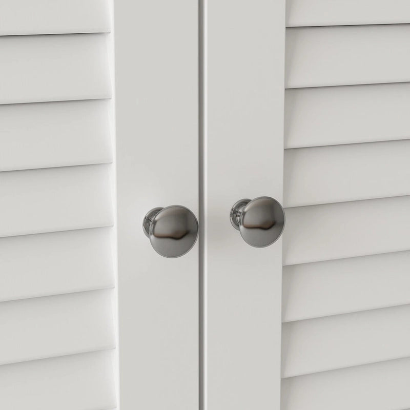 Armoire à chaussures Timehcee 30, portes de rangement, armoire en bois avec sol intégré