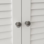 Armoire à chaussures Timehcee 30, portes de rangement, armoire en bois avec sol intégré