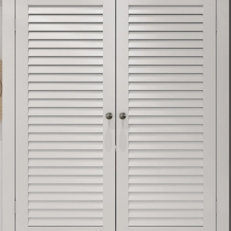 Armoire à chaussures Timehcee 30, portes de rangement, armoire en bois avec sol intégré