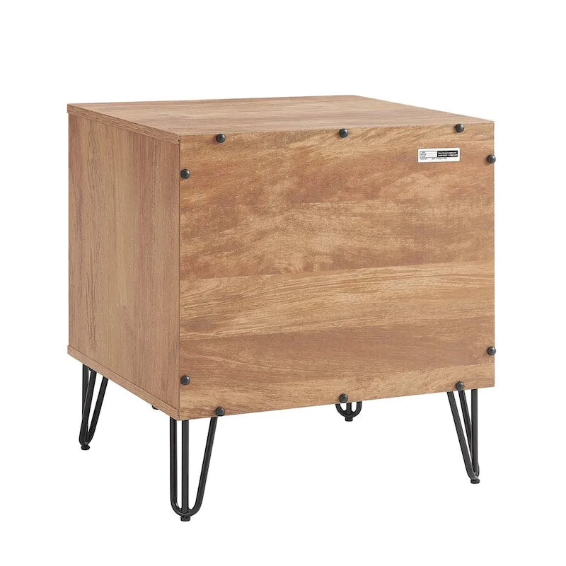 Ensemble commode et table de chevet Manhattan Comfort Dumbo Modern Standard 2 pièces