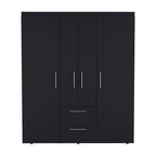 Armoire Bariloche avec tringles, étagères et 2 tiroirs