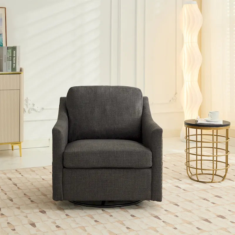 Fauteuil d'appoint pivotant à 360 degrés