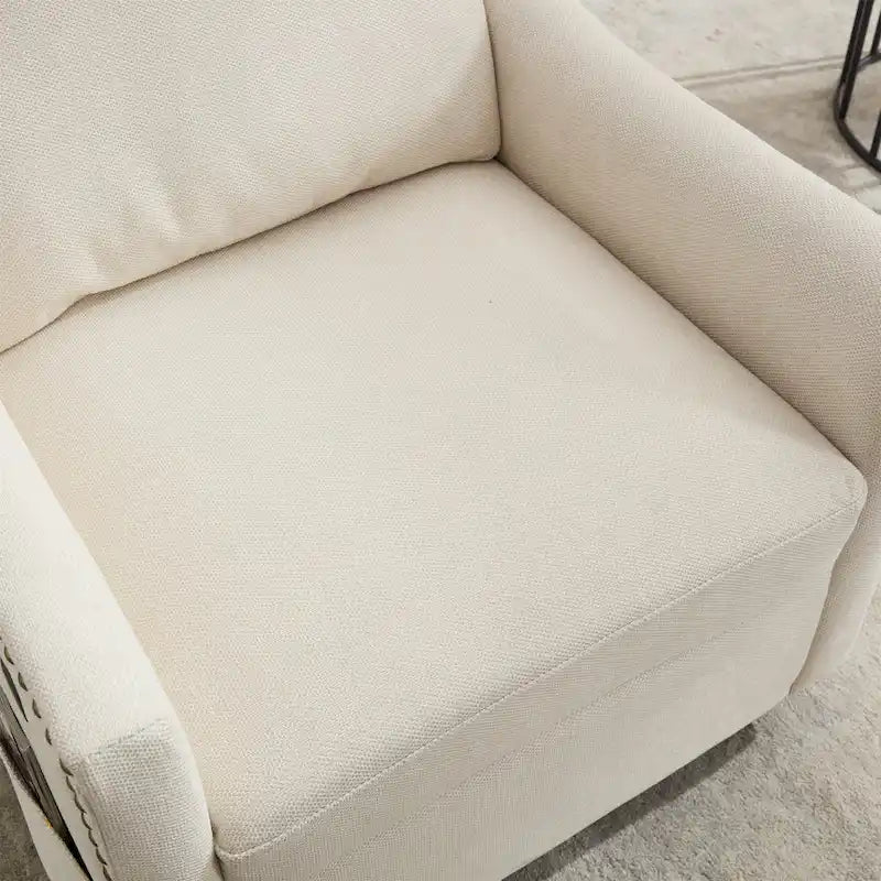 Fauteuil d'appoint pivotant à 360 degrés