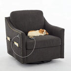 Fauteuil d'appoint pivotant à 360 degrés