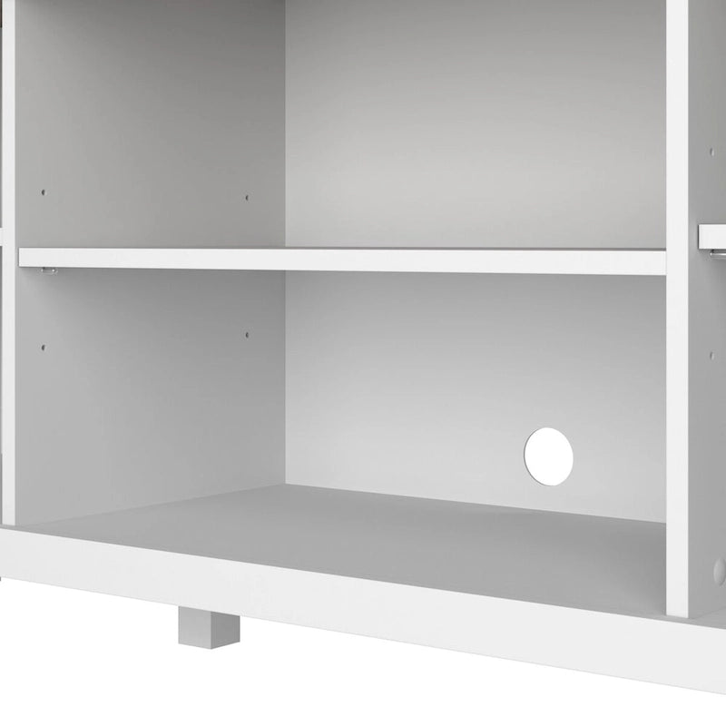 Table basse de ferme Mayfield de Bush Furniture avec tables d'appoint