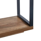 Meuble TV en bois, centre de divertissement classique, console multimédia jusqu'à 55 pouces avec cheminée électrique