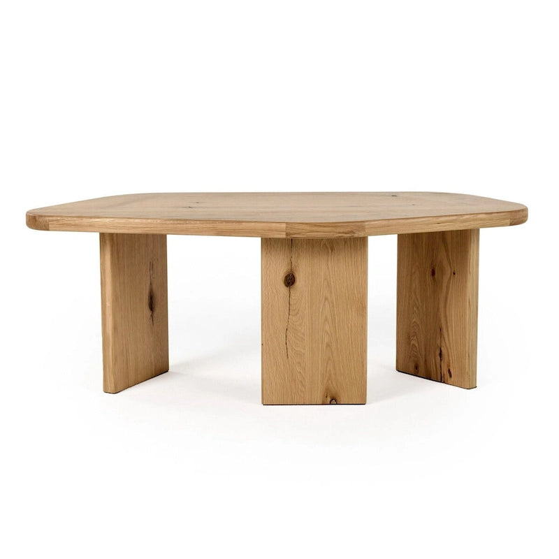 Ensemble de table basse moderne Modrest Jack en bois naturel