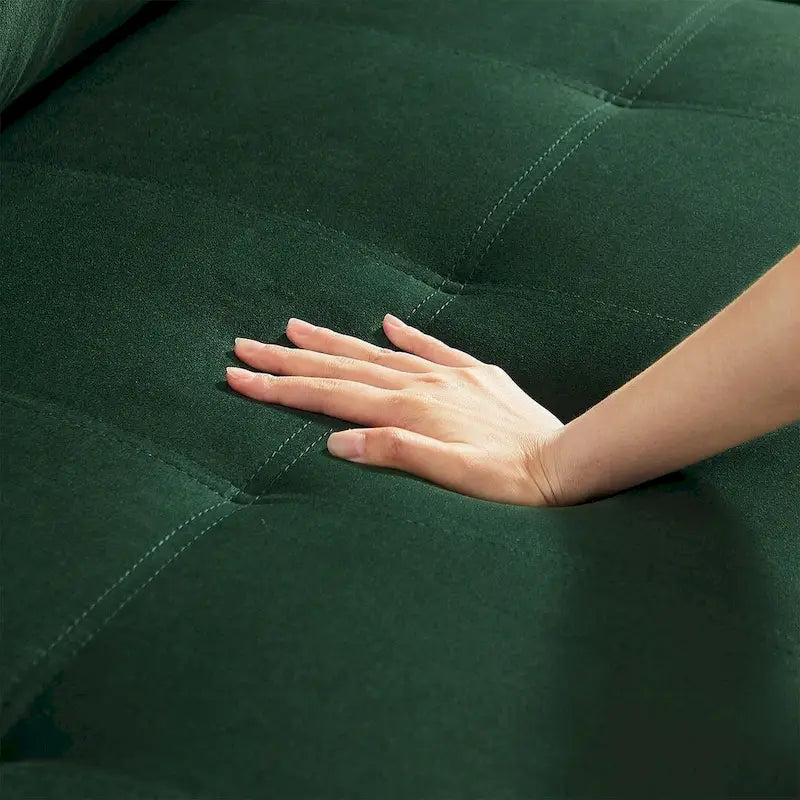 Canapé-lit multifonctionnel réversible en forme de L de 88 pouces avec fauteuil inclinable et rangement