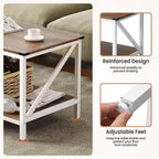 Table basse avec 4 tiroirs de rangement - 50 cm (P) x 110 cm (L) x 50 cm (H)