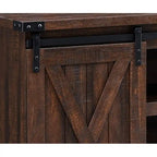 Meuble TV en bois, centre multimédia