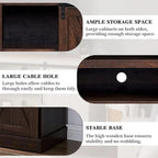 Meuble TV en bois, centre multimédia