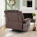 Fauteuil inclinable massant en cuir respirant, manuel, canapé inclinable pour salon