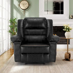 Fauteuil inclinable massant en cuir respirant, manuel, canapé inclinable pour salon