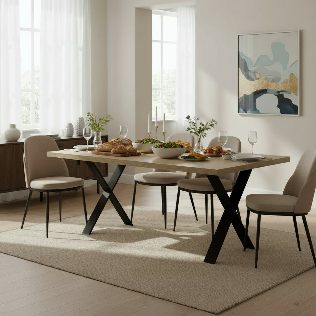 Table à manger Horsen Chevron