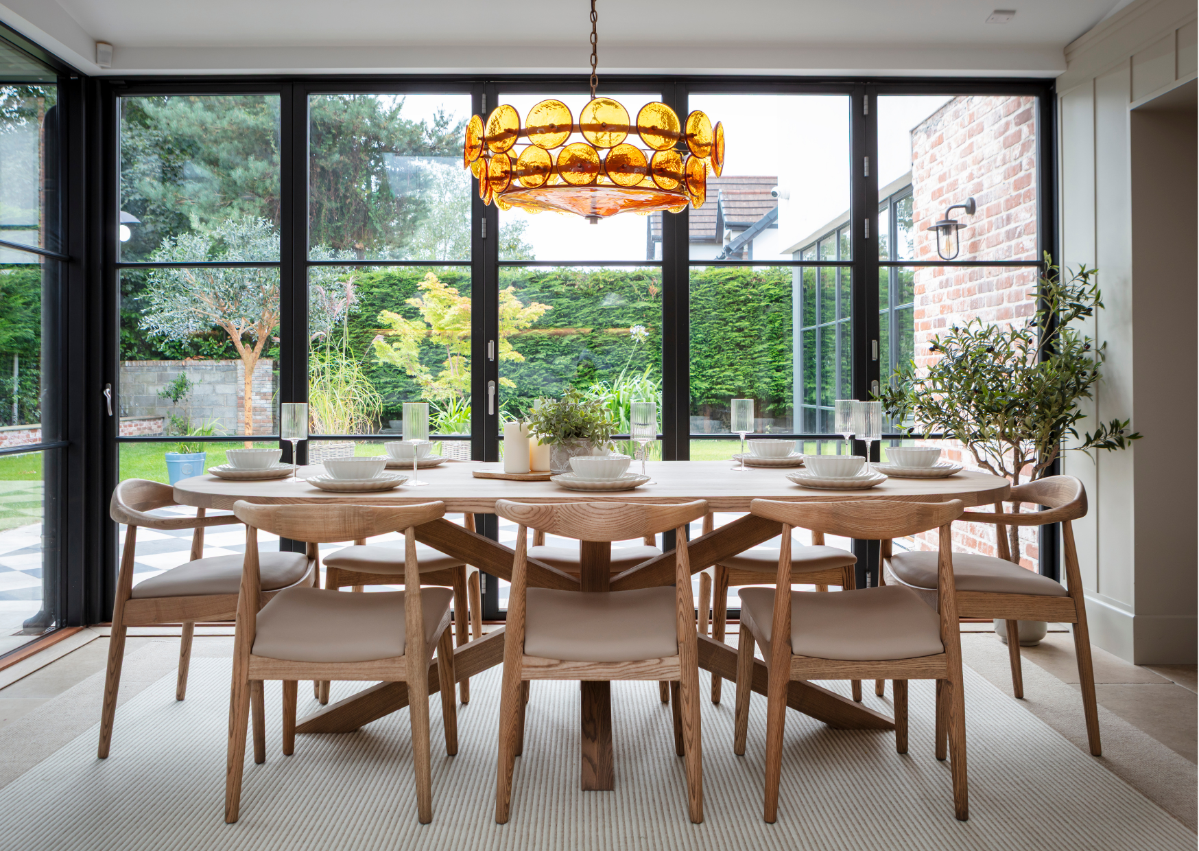 Table de salle à manger ovale Horsen