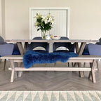 Table de salle à manger Horsen à pieds en X